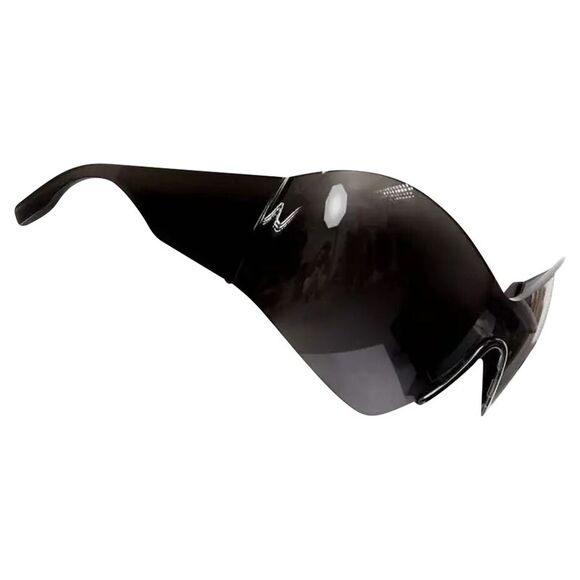 BALENCIAGA DEMNA Runway Mask Butterfly black shield sunglasses Kardashian - Picture 2 of 6